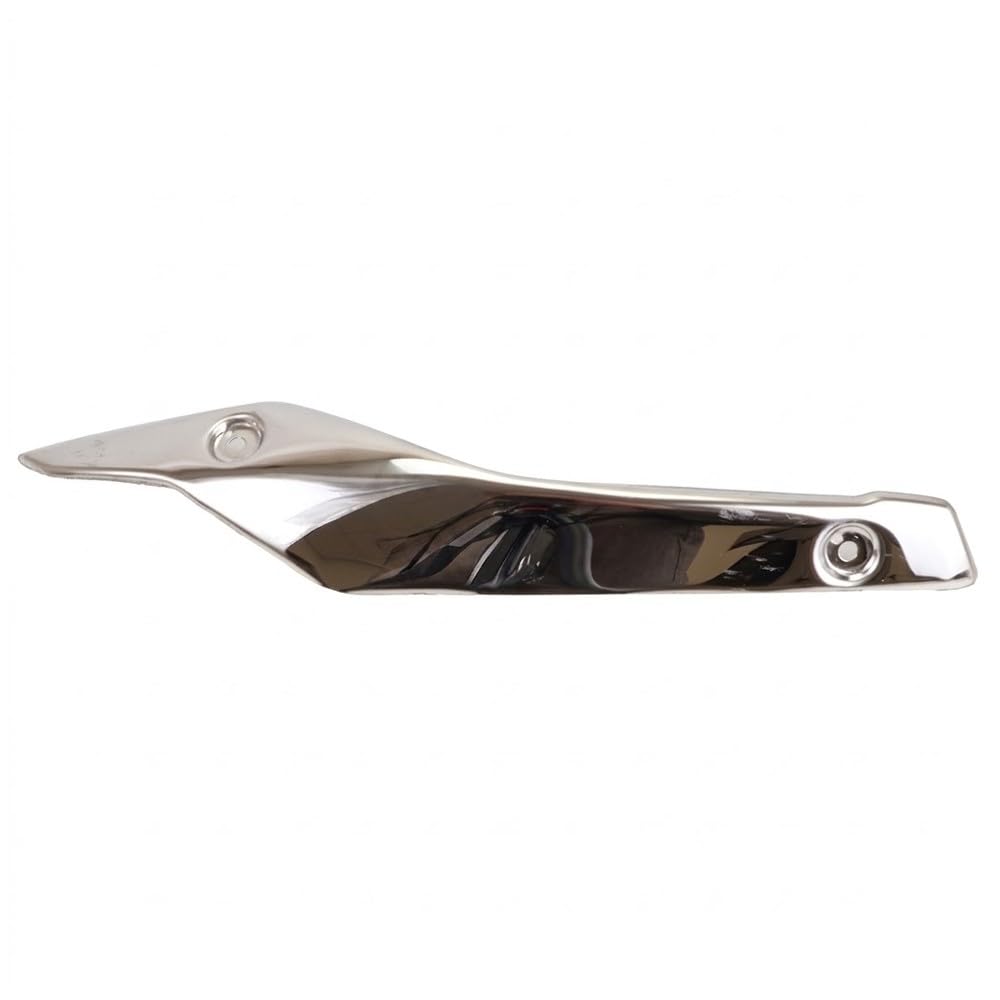 Paracalore Completo Coprimarmitta Nero con Inserto Cromato per Honda SH 125 / 150 (2017 - 2019) – Cover Protezione Scarico di Ricambio