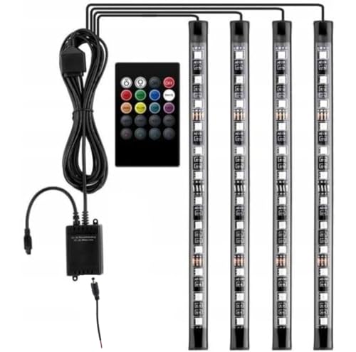 Led Interni Auto Gestibile Dall'APP Striscia Led Ambientale Illuminazione Abitacolo Decorazione Atmosfera Separabile Auto Tuning 12v