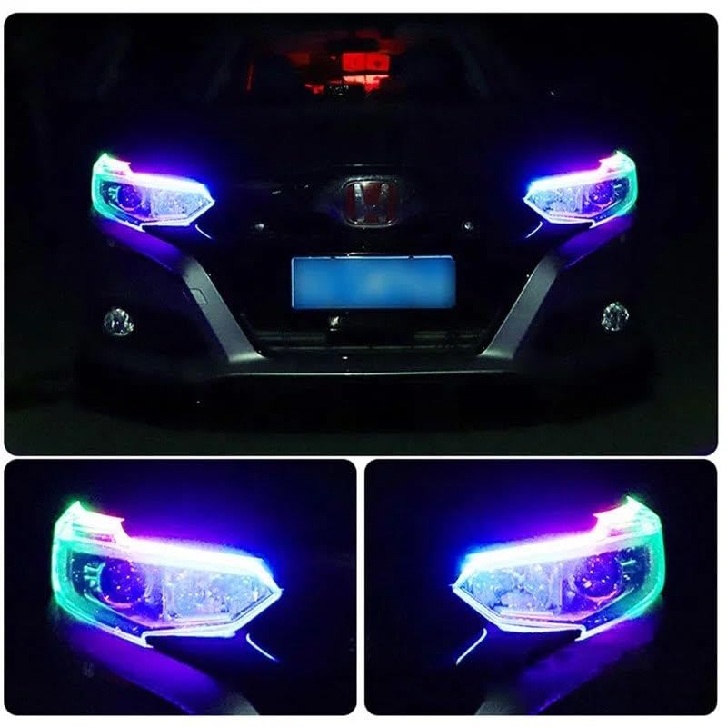 Freccia Aerodinamica "RGB Multicolore" Sequenziale LED 12V per Auto e Moto - Diverse Misurazioni Disponibili