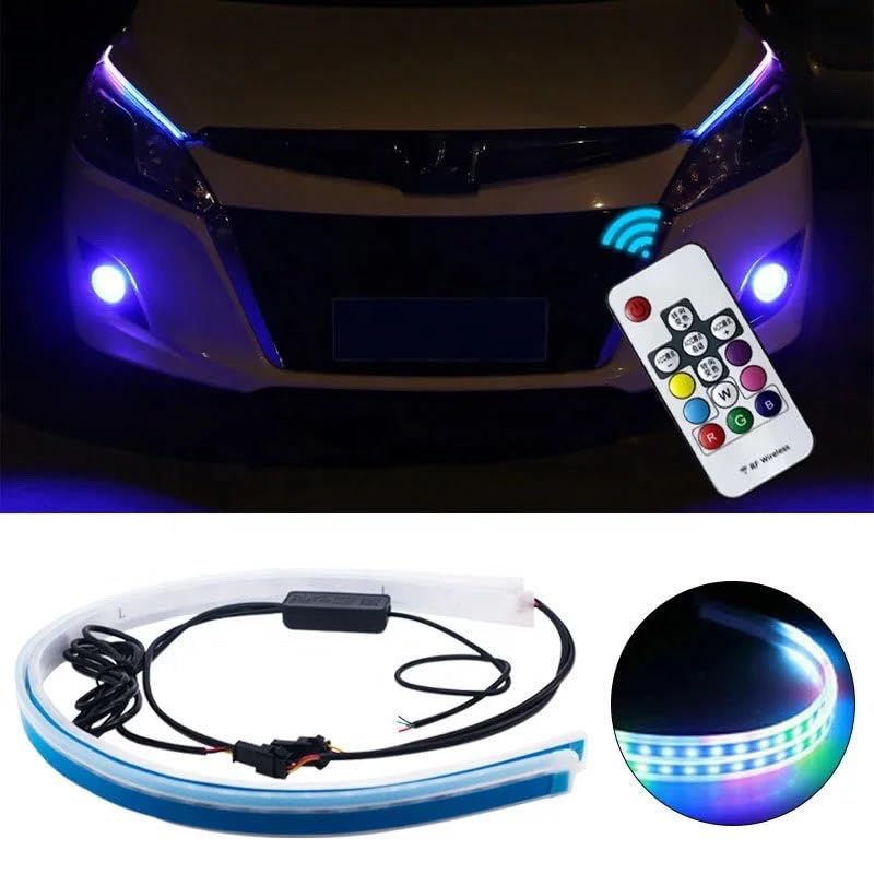 Freccia Aerodinamica "RGB Multicolore" Sequenziale LED 12V per Auto e Moto - Diverse Misurazioni Disponibili