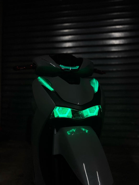 Kit LED RGB Per Honda SH 125/150/350 2020-2024 - Modifica Faretto Con App Mobile, Facile Installazione - Foto 3