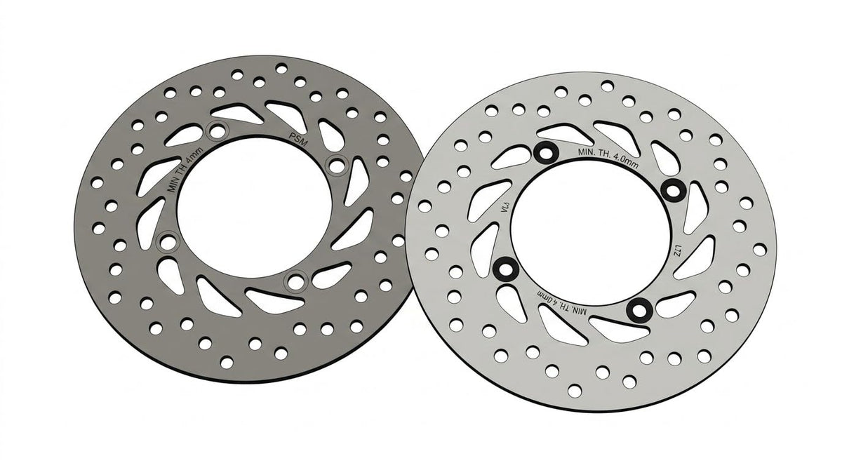 Disco Freno Anteriore e Posteriore Compatibile con Honda SH 125i 150i (Dal 2009 al 2026) - Ricambio Scooter 240mm 4 Fori