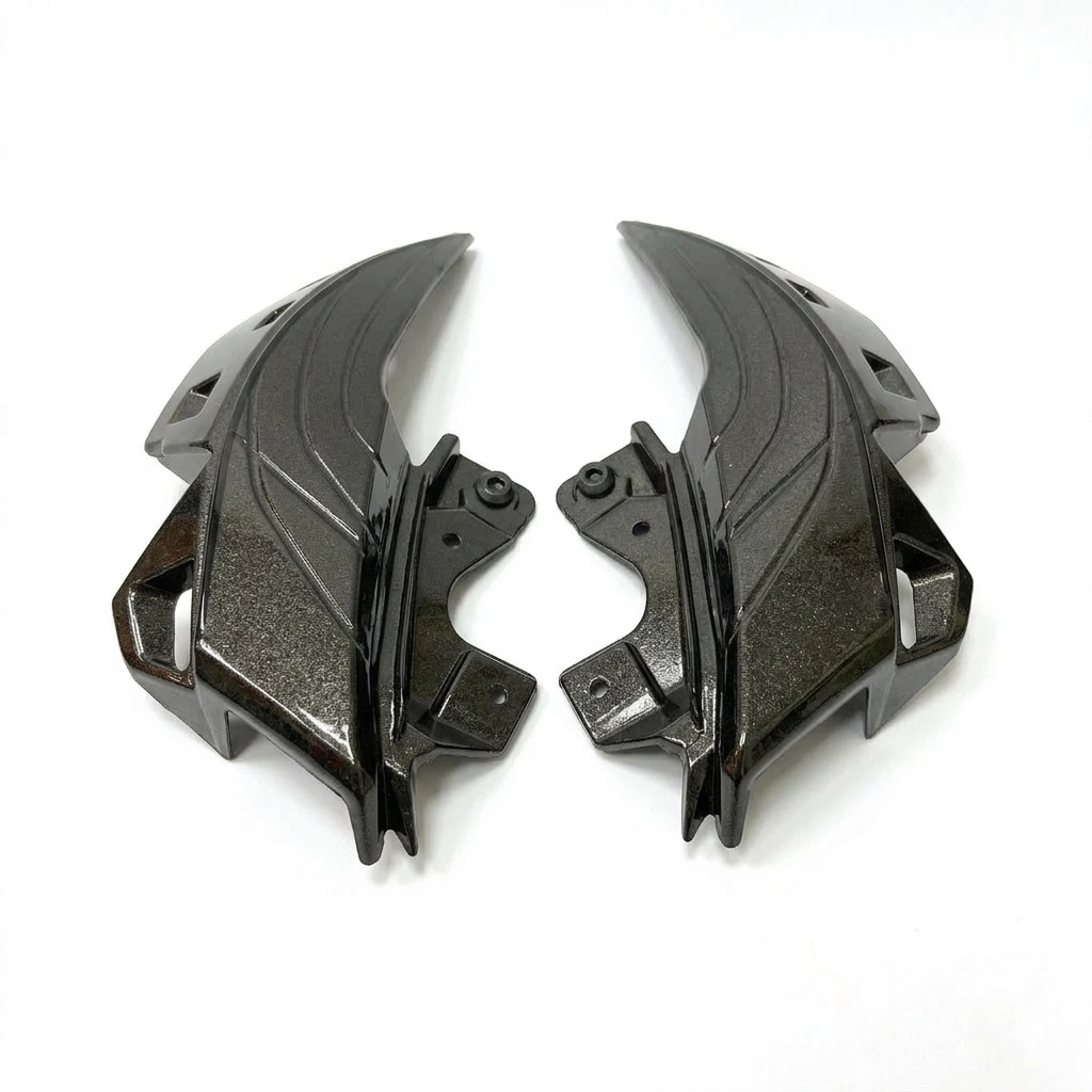 Coppia Alette Deflettori Scudo per Honda SH 350 (2021-2025) – Grigio Metallizzato