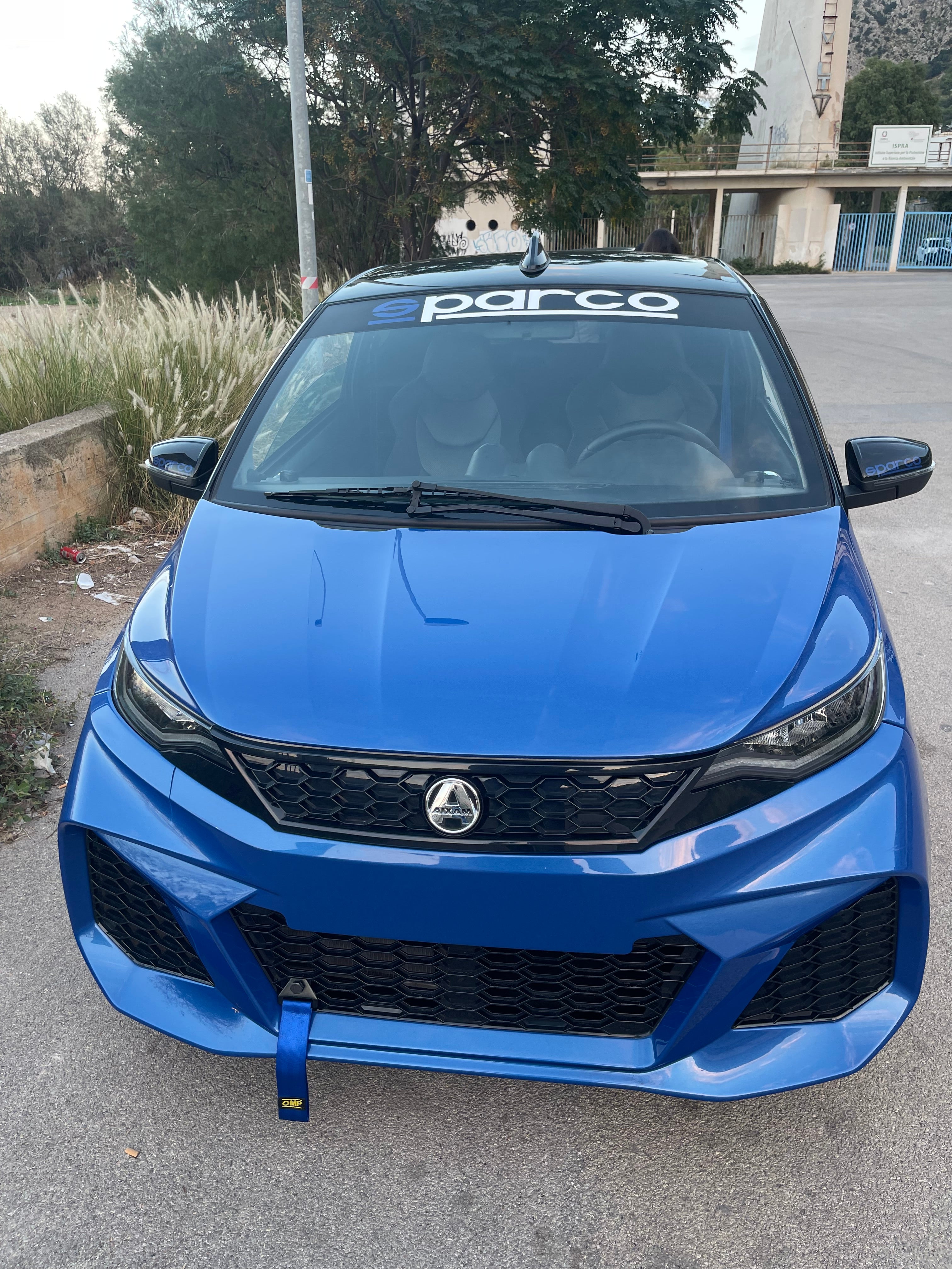 Fascione Sparco AIXAM 110cm x 16cm - Diverse Colorazioni Personalizzabili per il Tuo Veicolo