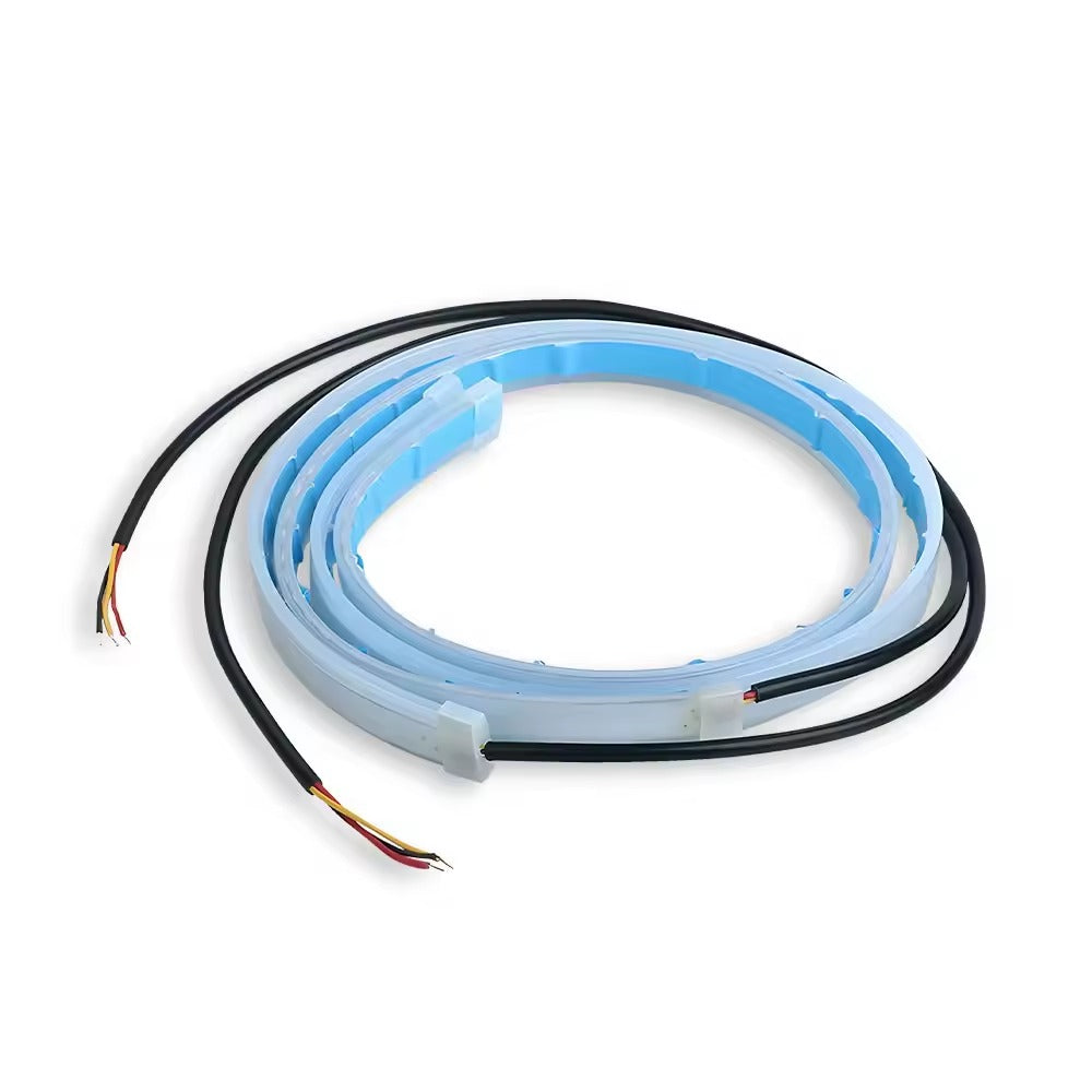 Freccia Aerodinamica "Bianco-Giallo" Sequenziale LED 12V per Auto e Moto - Diverse Misurazioni Disponibili