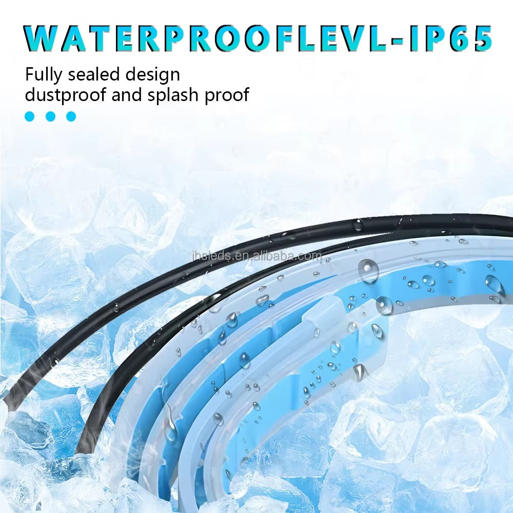 Freccia Aerodinamica "Bianco-Giallo" Sequenziale LED 12V per Auto e Moto - Diverse Misurazioni Disponibili