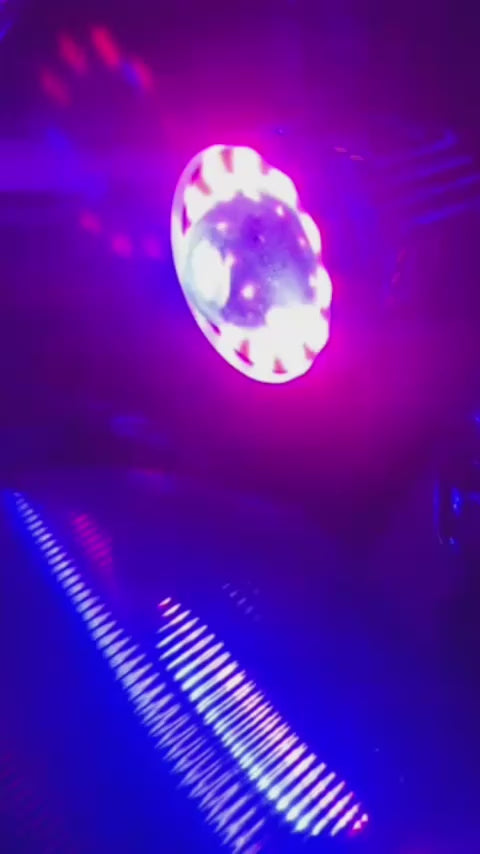 2x Lampadina Stile "Angel Eyes" MotoLed H4 LED Bianco-Viola per Aixam 50 (2018-2023) - Luci Moderni e Ad Alta Prestazione